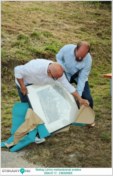 Wathay Lőrinc mellszobrának avatása