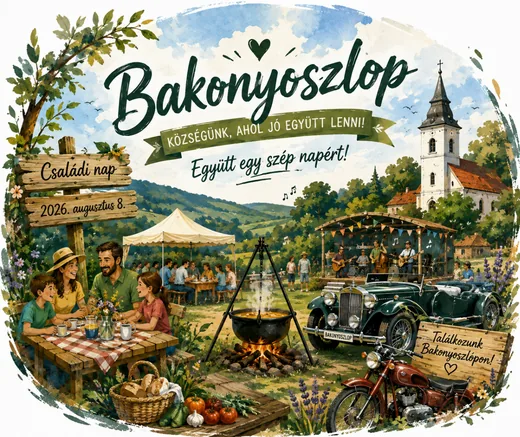 'Családi nap Bakonyoszlop' cikk borítóképe